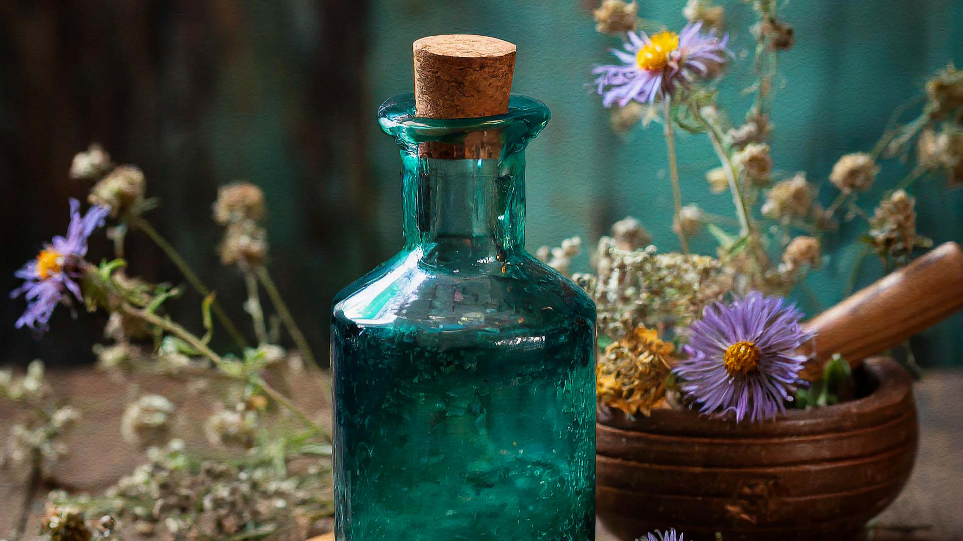Ätherische Öle: Ölflasche